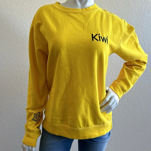 Harry Styles Tour Merch Yellow Kiwi Im Having Your Baby Sweatshirt - Picture 9 of 9